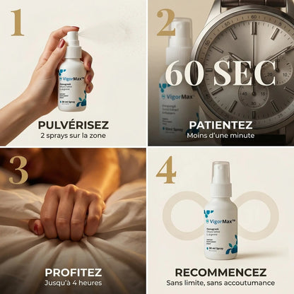 VIGORMAX — DUR EN QUELQUES SECONDES, NATURELLEMENT SANS PILULE